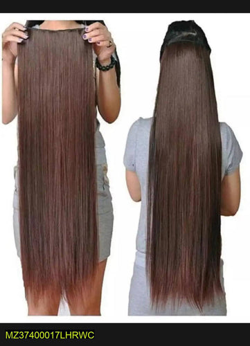 Brown straight hair extension