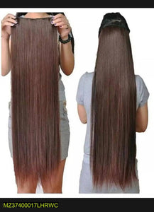 Brown straight hair extension
