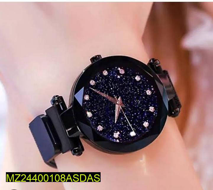 Black beauty woman watch