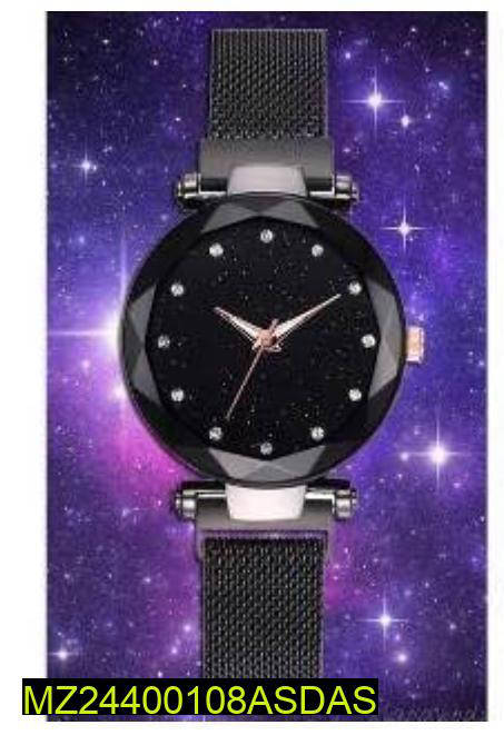 Black beauty woman watch