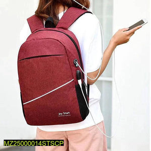 Oxford backpack maroon