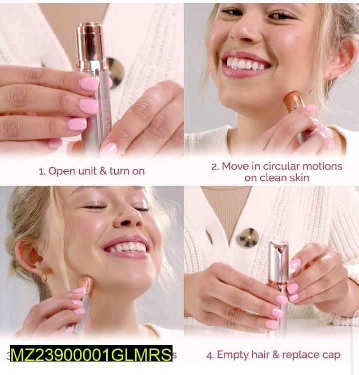 Facial hair removal machine